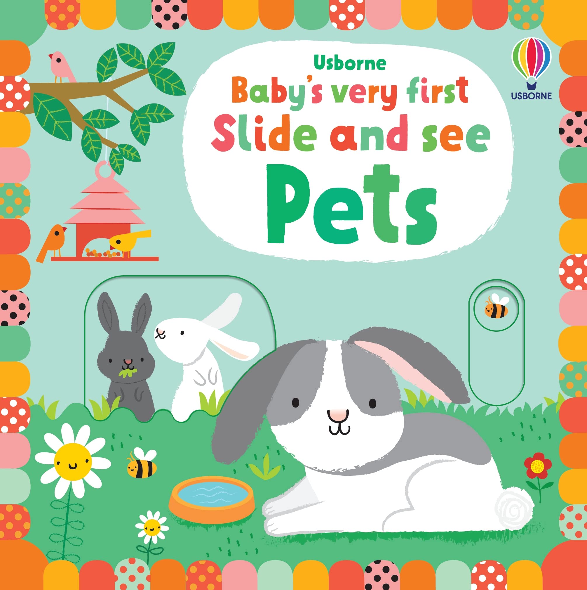 BABY'S VERY FIRST SLIDE AND SEE PETS (Board Book)