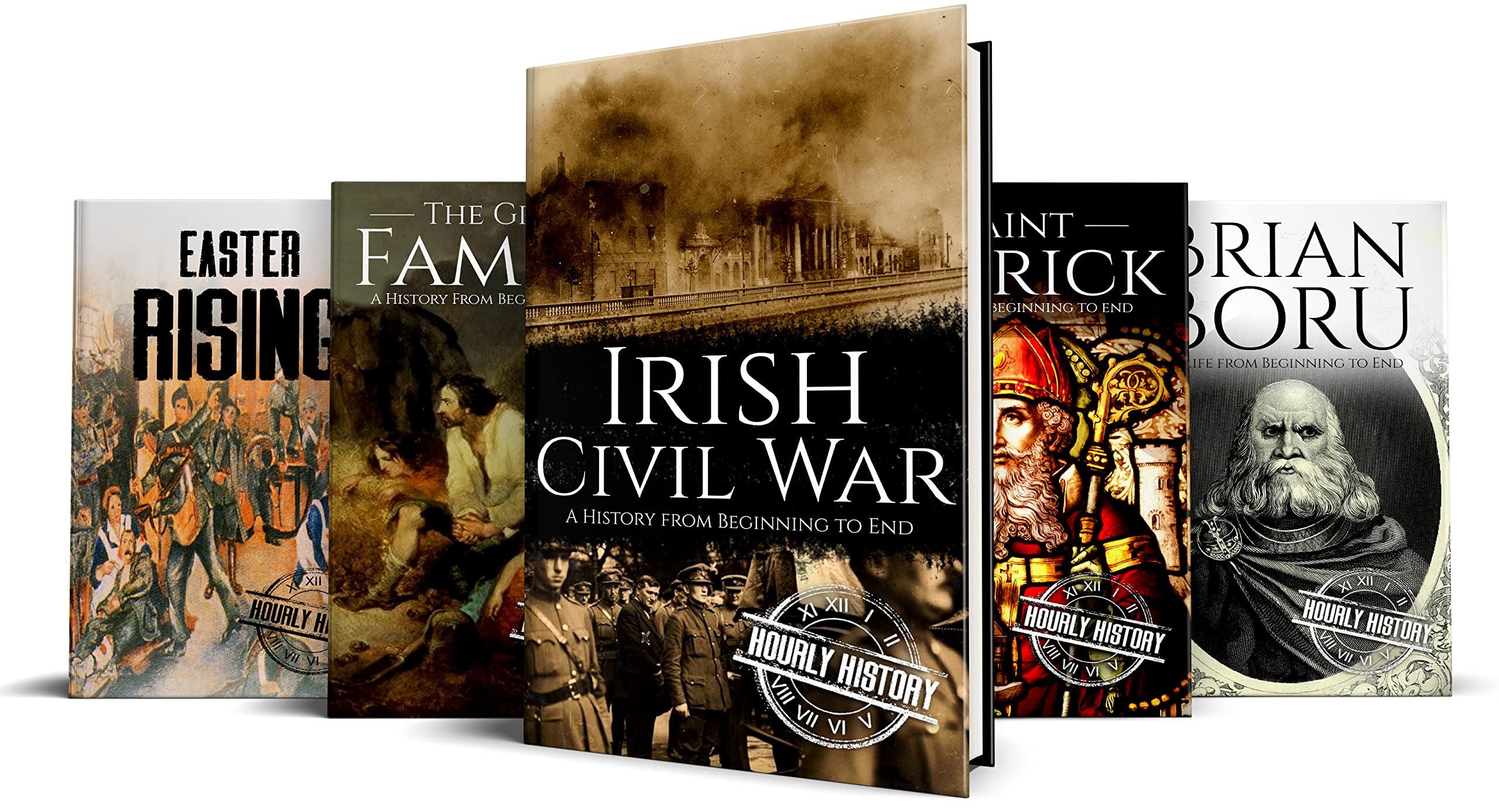 Irish History: Irish Civil War, The Great Famine, Saint Patrick, Easter Rising, Brian Boru (Kindle Edition)