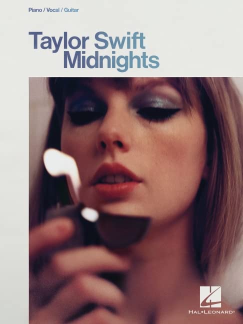 Taylor Swift: Midnights | Piano/Vocal/Guitar Songbook | Pop Piano Sheet Music Collection with 13 Songs | Hal Leonard Piano Vocal Guitar Edition | Taylor Swift Sheet Music for Players (Paperback)