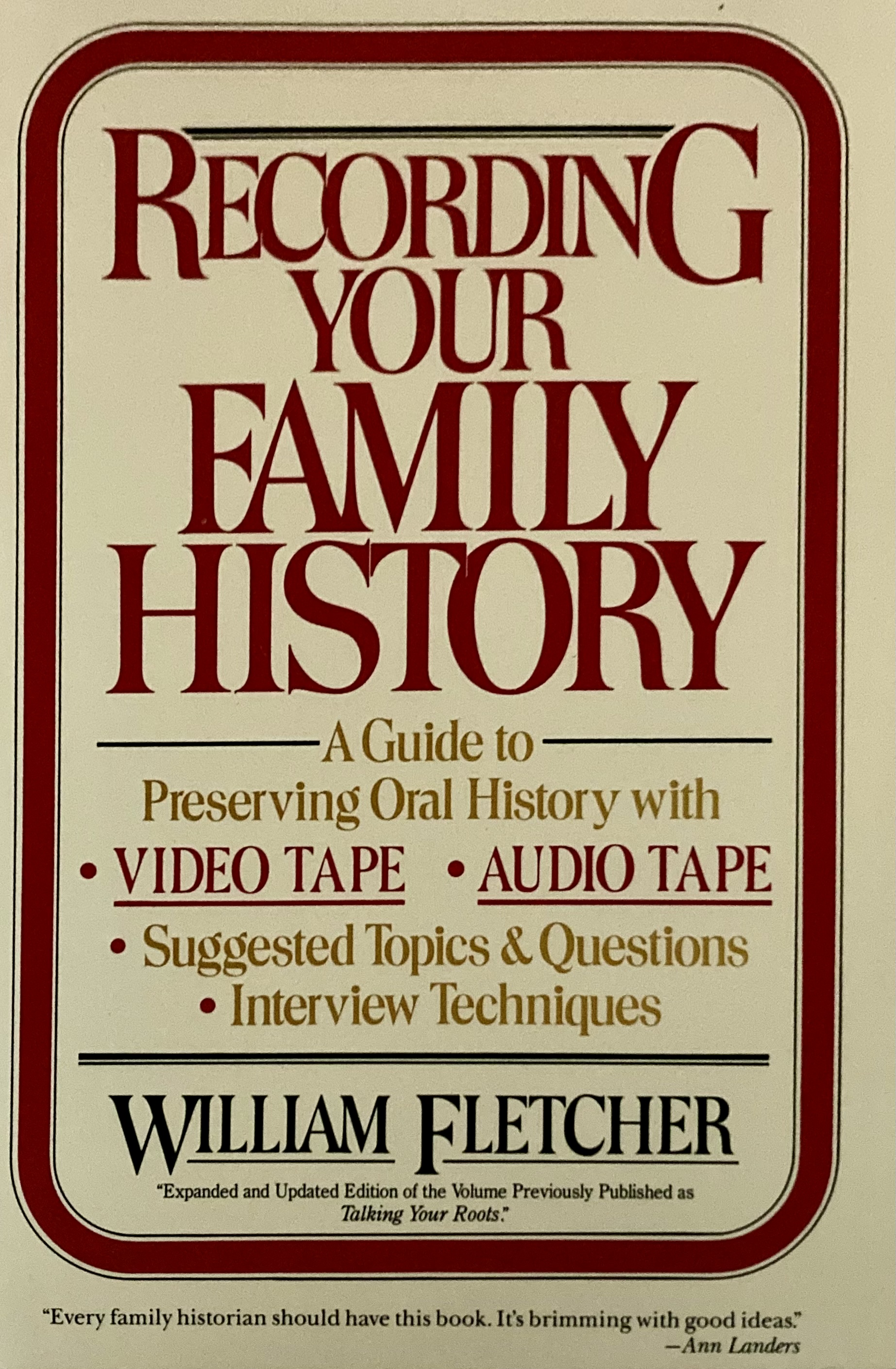 Recording Your Family History (Paperback)