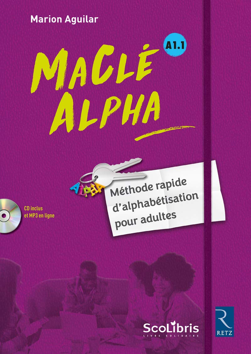 MaClé Alpha Manuel de lecture pour adultes + CD (Paperback)