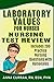 Laboratory Values For Nurse...