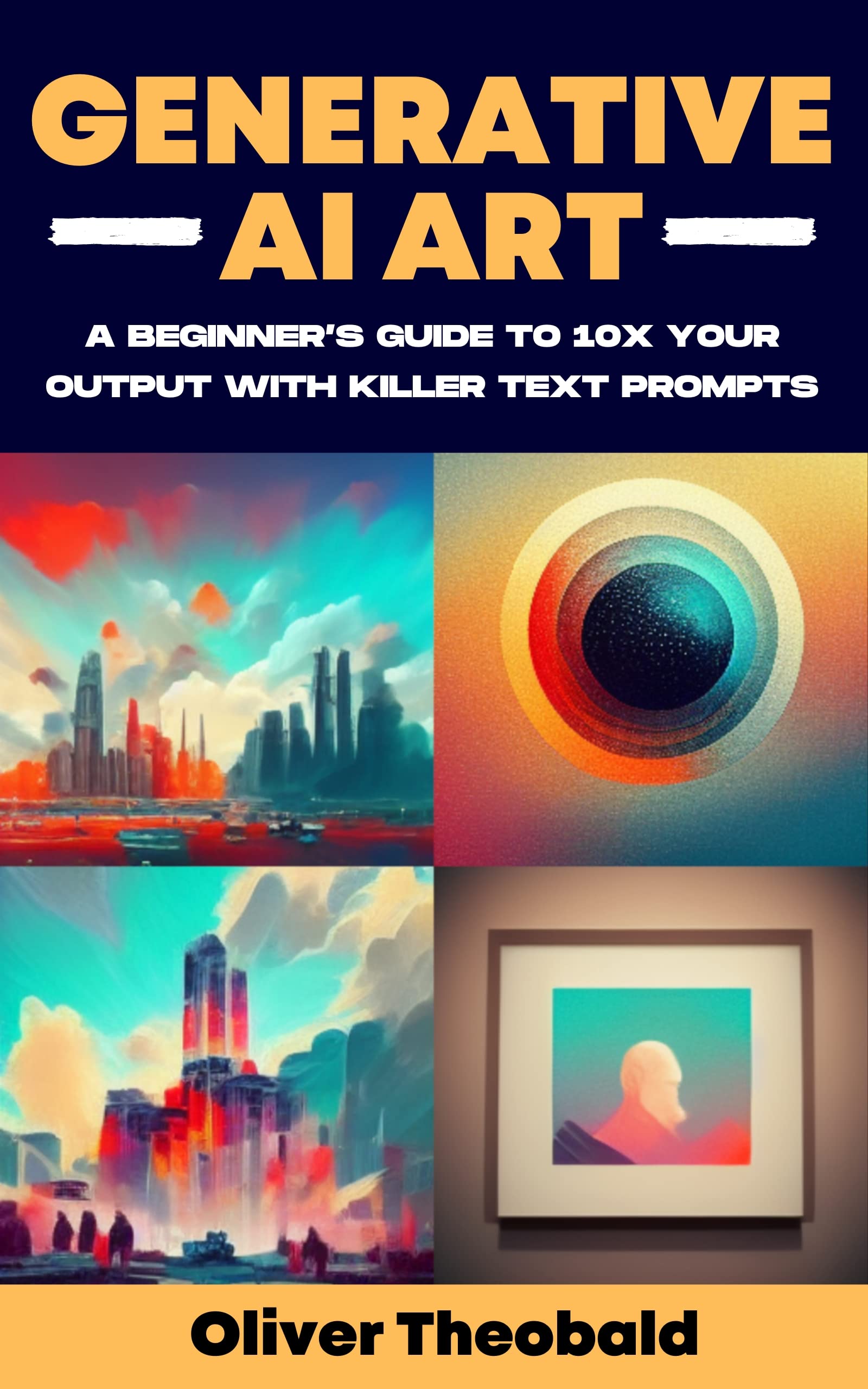 Generative AI Art for Beginners: 10x Your Output with Killer Text Prompts (Midjourney, DALL-E, Craiyon) (Learn AI & Text Prompt Engineering Series Book 1)