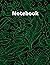Notebook: Green Flower Art Composition Notebook (Diary / Journal) -Size (8.5 x 11 inches) - 100 Pages: Lined Paper