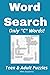 Word Search: Only "C" Words
