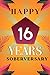 Happy 16 Years Soberversary: Sober Journal / Notebook - 16th Year of Sobriety - 16 years sobriety gifts - Practical Alternative to a Card