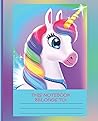 Cute Unicorn Composition Notebook Primary to Teen - Learn to Write Primary or Cursive Grades k-2: Journal with 100 Pages 7.5x9.5 Wide Ruled with dotted midline