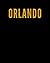 ORLANDO: A Decorative GOLD and BLACK Designer Book For Coffee Table Decor and Shelves | You Can Stylishly Stack Books Together For A Chic Modern ... Stylish Home or Office Interior Design Ideas