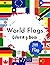 World Flags Coloring Book: Stress Relief Coloring Pages Gift For Kids And Adults Learn And Color Flags & Geography Of All Countries Of The World, Europe, America, Africa, Australia, North America