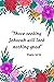 Those Seeking Jehovah Will Lack Nothing Good: JW Year Text | Notebook for Note Taking , Lined Notebook for Jehovah Witnesses , Jehovah witness accessories ministry , JW Gifts