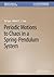 Periodic Motions to Chaos in a Spring-Pendulum System by Yu Guo