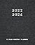 2022-2026 5 Year Monthly Planner: Black Colored 60 Month Calendar, Agenda, And Organizer to Plan Your Schedule With Federal Holidays