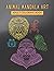 Animal Mandala Art: Adult Coloring Book