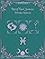 Pisces Tarot Journal 3 Card Spread: Vintage Style 8.5 x 11 - 160 pages Teal and Light Violet Zodiac - Oracle Spiritual Notebook to Track and Log Progress and Personal Growth