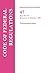 CFR Title 47 Parts 70-79 Te...