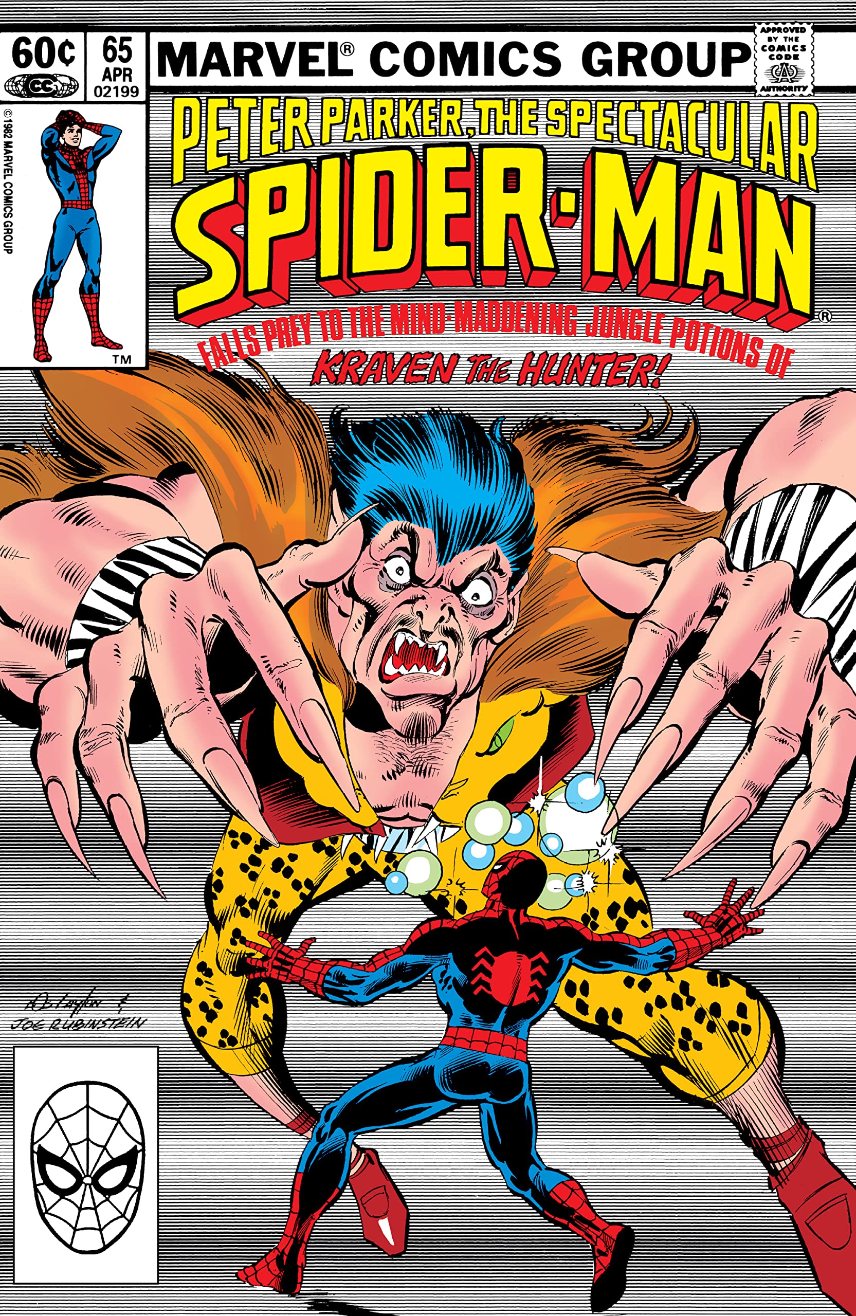 Peter Parker, The Spectacular Spider-Man (1976-1998) #65