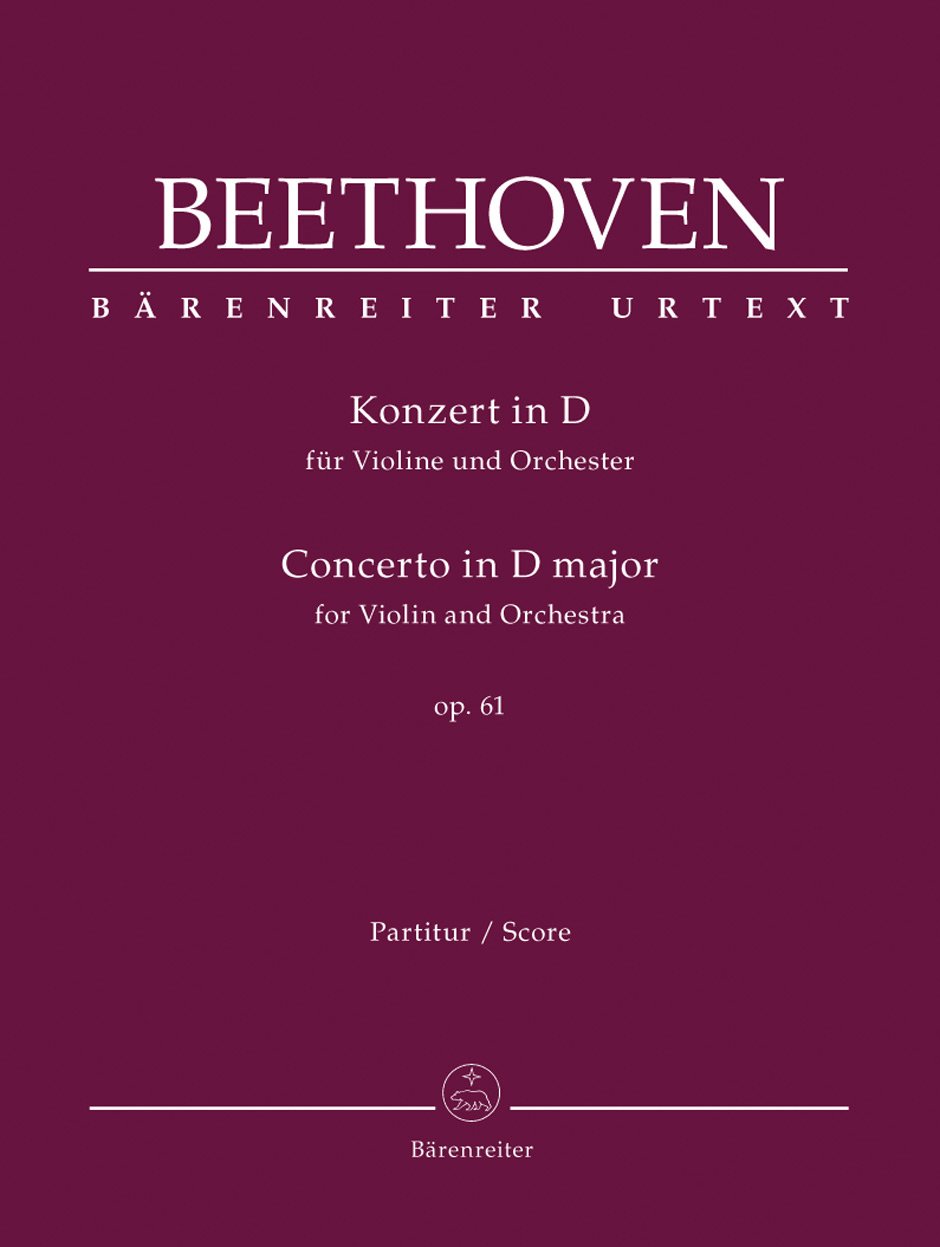 Beethoven: Violin Concerto in D Major, Op. 61 (Full Score)
