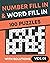 Word and Number Fill In Puzzle Books by Logi Brainz