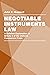 Negotiable Instruments Law:...