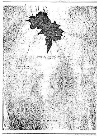 People, Places, and Things by Stephen King