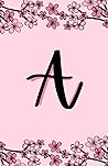 A: Personalised Monogrammed 5.5" x 8.5" 100 Page notepad, Girls Journal in Pink With Cherry Blossom.