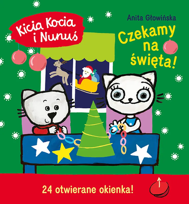 Kicia Kocia i Nunuś. Czekamy na święta! (Board book)