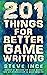 201 Things for Better Game Writing