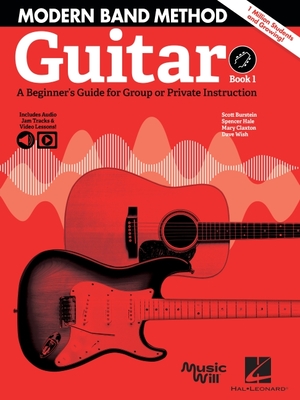 Modern Band Method Guitar, Book 1: Beginners Guide for Group or Private Lessons | Tabs, Chords, Scales, Solos & Songs | Includes Online Audio | Guitar Instruction Method