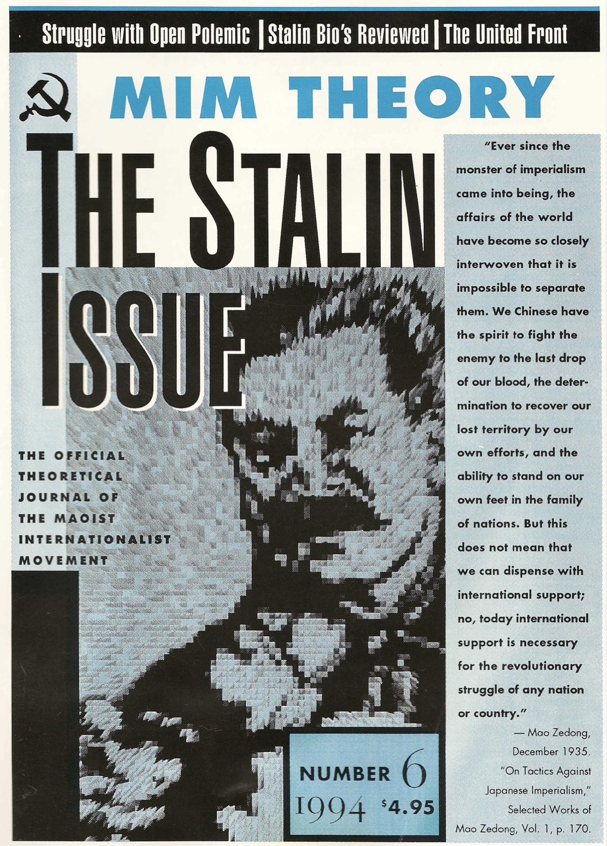 The Stalin Issue (MIM Theory, #6)