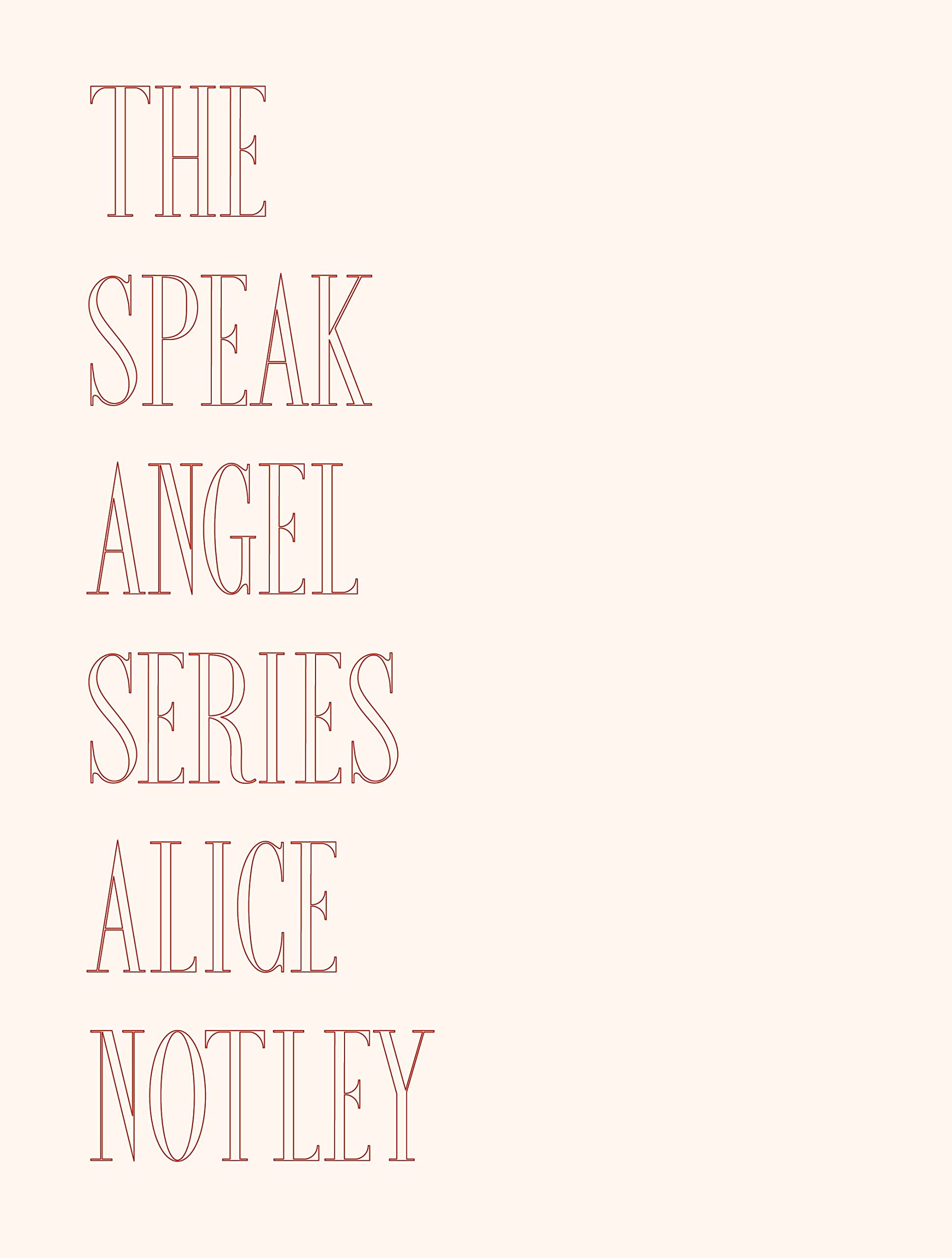 The Speak Angel Series (Paperback)