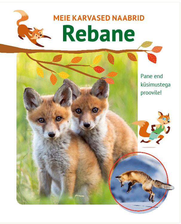 Meie karvased naabrid. Rebane (Hardcover)