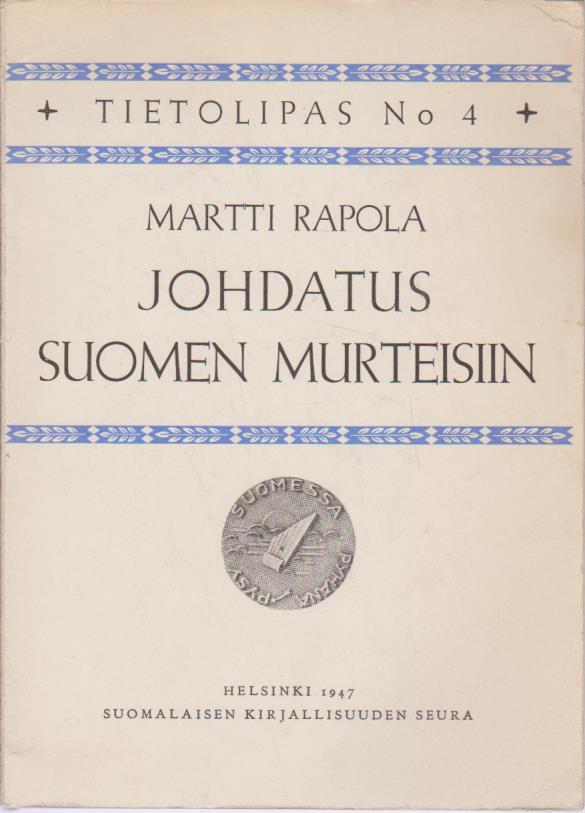 Johdatus suomen murteisiin