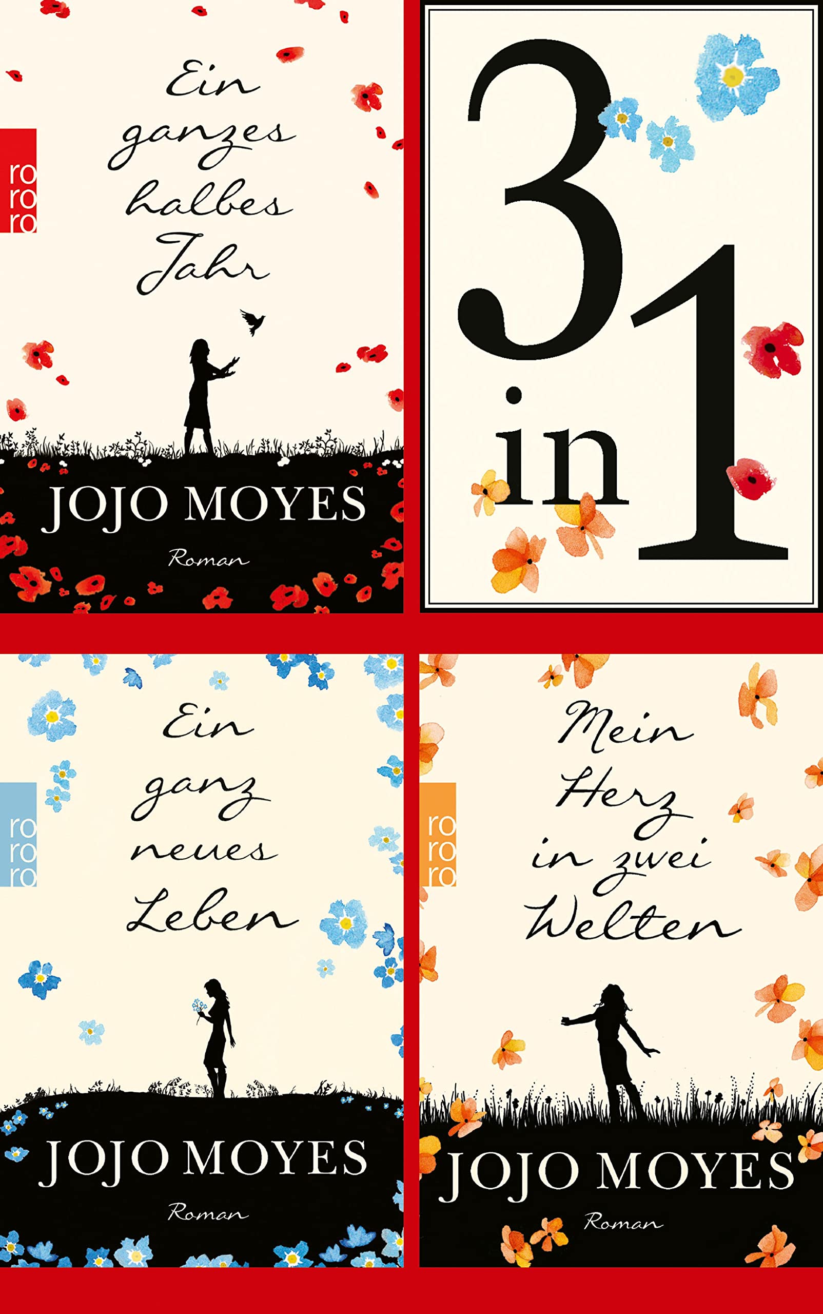 Ein ganzes halbes Jahr / Ein ganz neues Leben / Mein Herz in zwei Welten (3in1-Bundle): 3 Romane in einem Band + Bonusgeschichte (Lou) (German Edition)