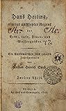 Christian Heinrich Spiess: Hans Heiling, vierter und letzter regent der Erde-, Luft-, Feuer- und Wassergeister: Ein Volksmärchen des zehnten Jahrhunderts. Zweiter Theil.