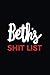Beth's Shit List: Personali...