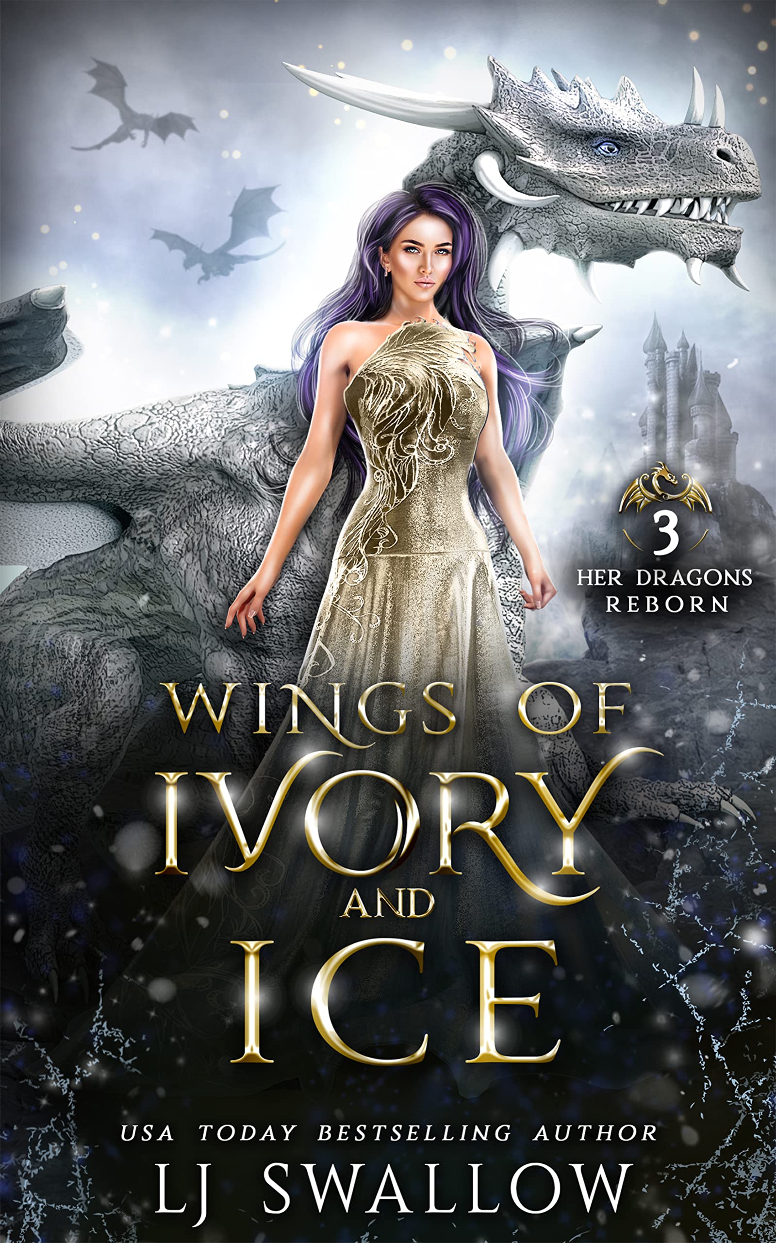 Wings of Ivory and Ice (Her Dragons Reborn #3)