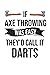 Axe Throwing Lined Notebook...