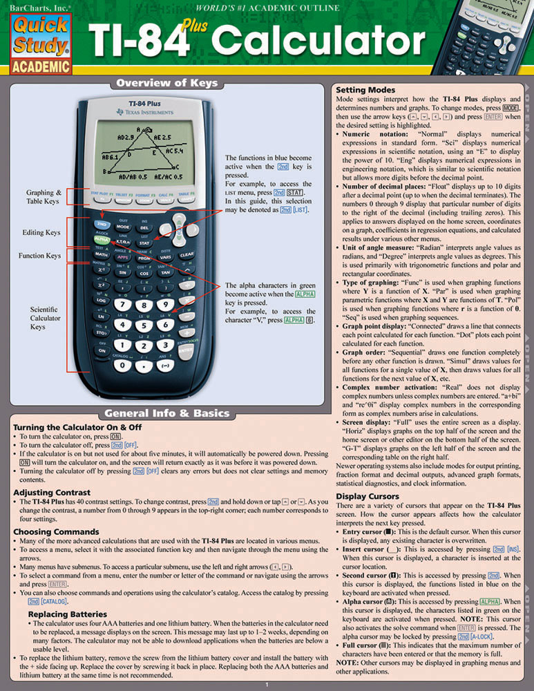 EBOOK Ti 84 Plus Calculator