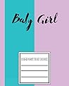 Composition Notebook: Wide Ruled Paper Notebook Journal | Baby Girl Lavender and Teal | Wide Lined Workbook for Girls Boys Kids Teens Students