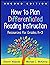 How to Plan Differentiated Reading Instruction, Second Edition by Sharon Walpole