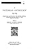 A Victorian Anthology, 1837...