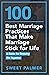 100 Best Marriage Practices...