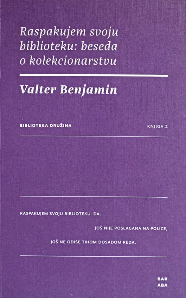 Raspakujem svoju biblioteku: beseda o kolekcionarstvu