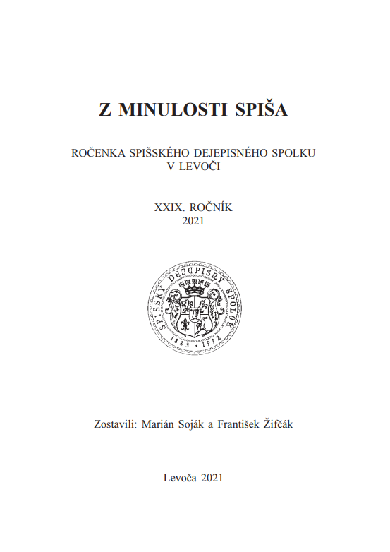 Z minulosti Spiša XXIX / 2021