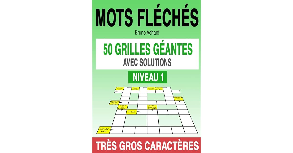 Mots Fléchés Gros Caractères à Imprimer