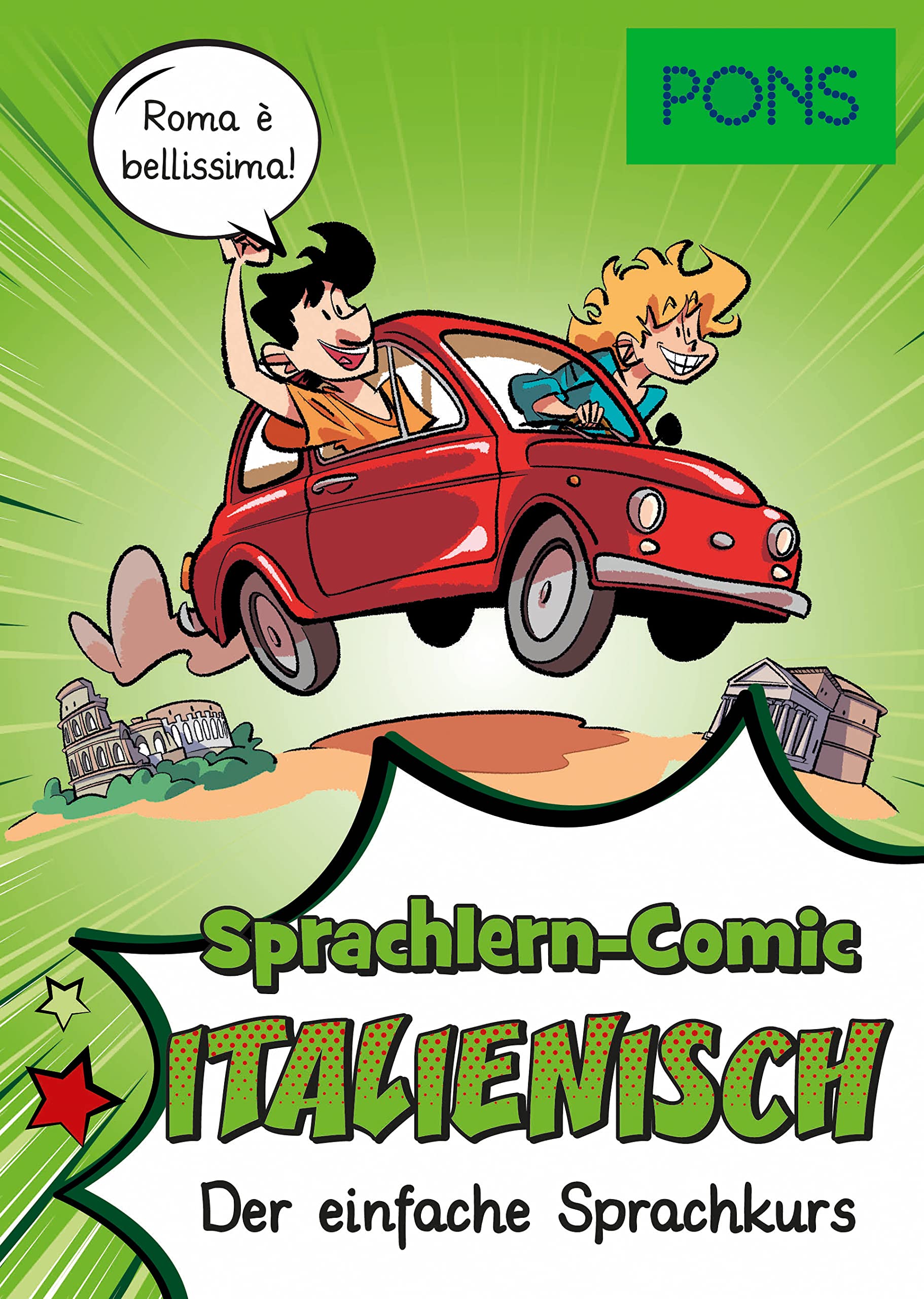 Sprachlern-Comic Italienisch: Der einfache Sprachkurs zum Italienisch lernen (Paperback)