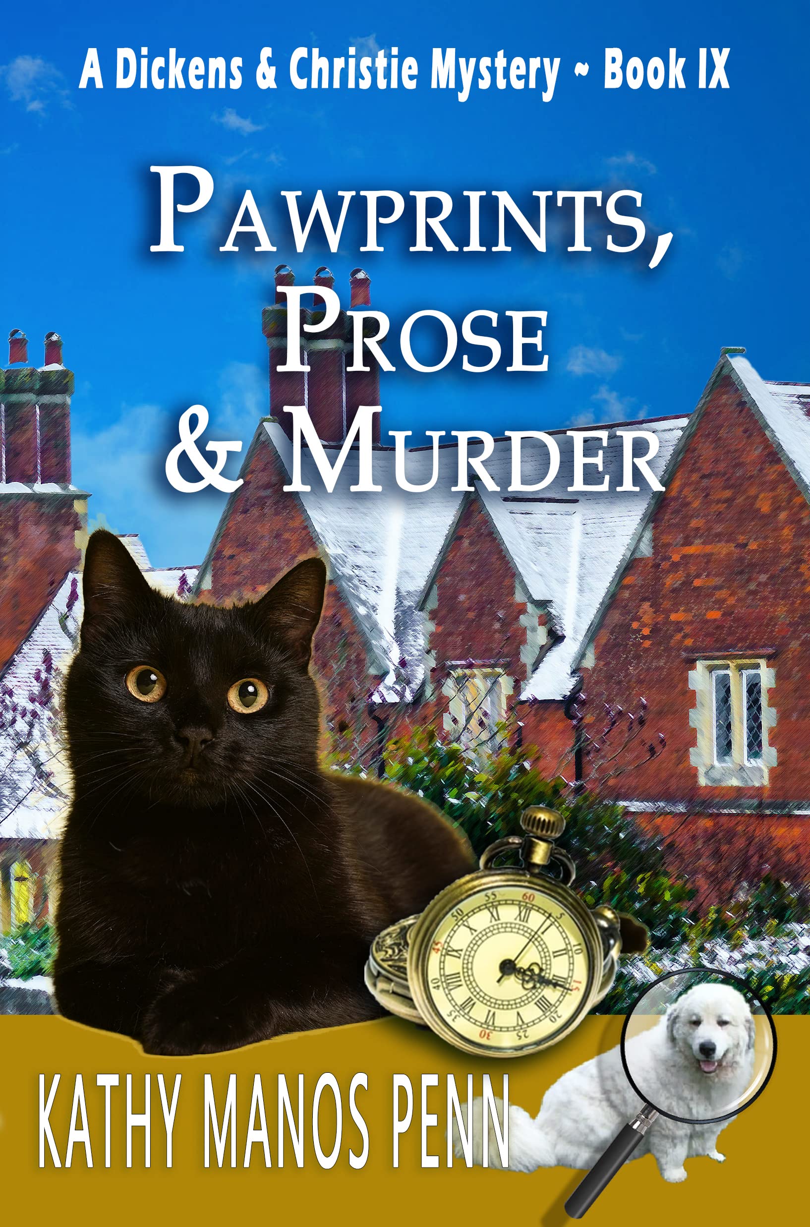 Pawprints, Prose & Murder (Dickens & Christie #9)