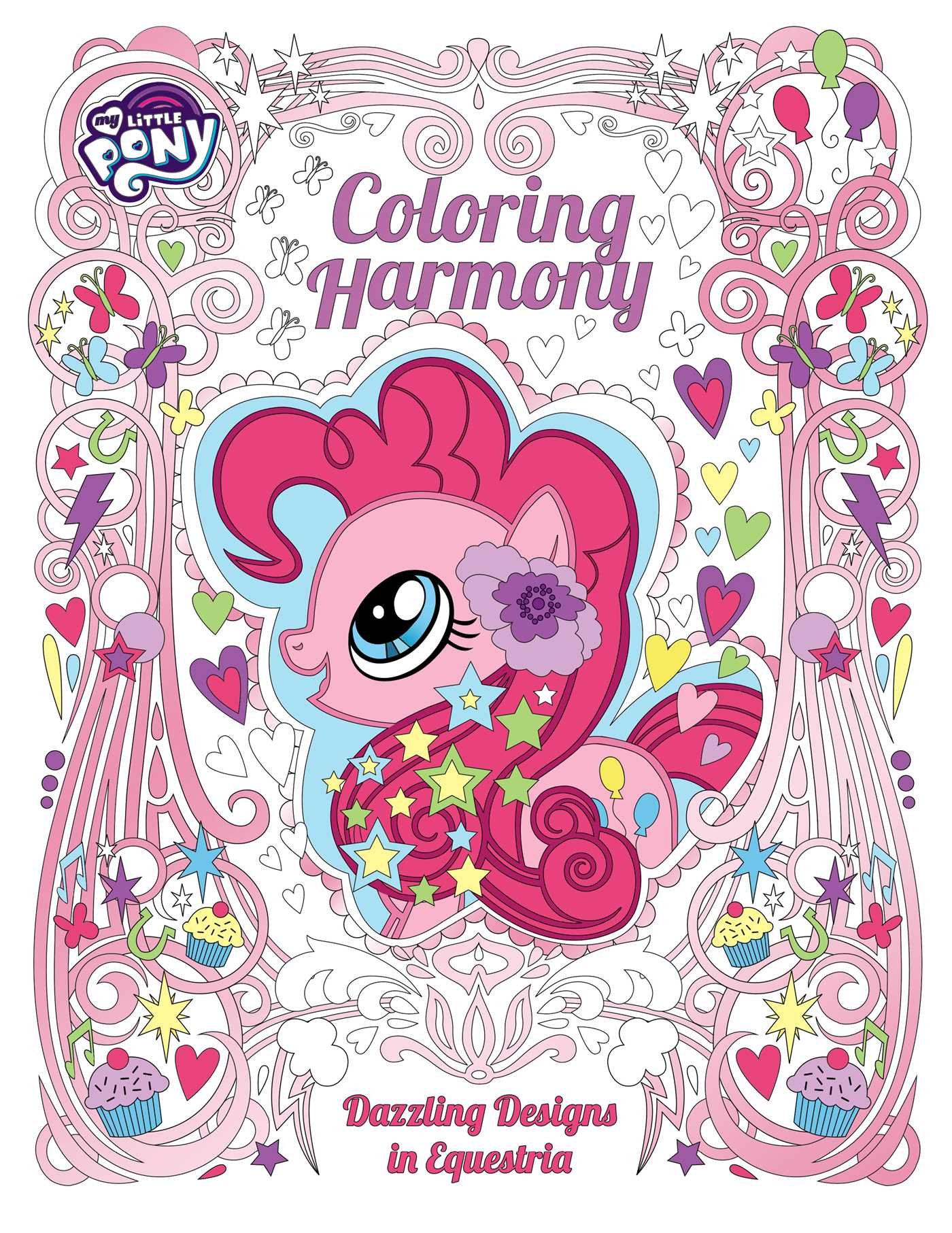 My Little Pony: Coloring Harmony: Dazzling Designs in Equestria (Paperback)