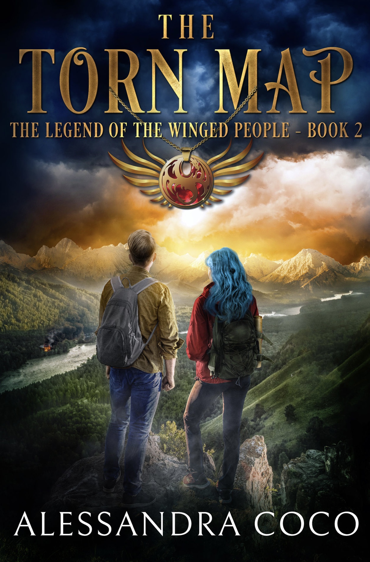 The Torn Map: The Legend of the Winged People - Book 2