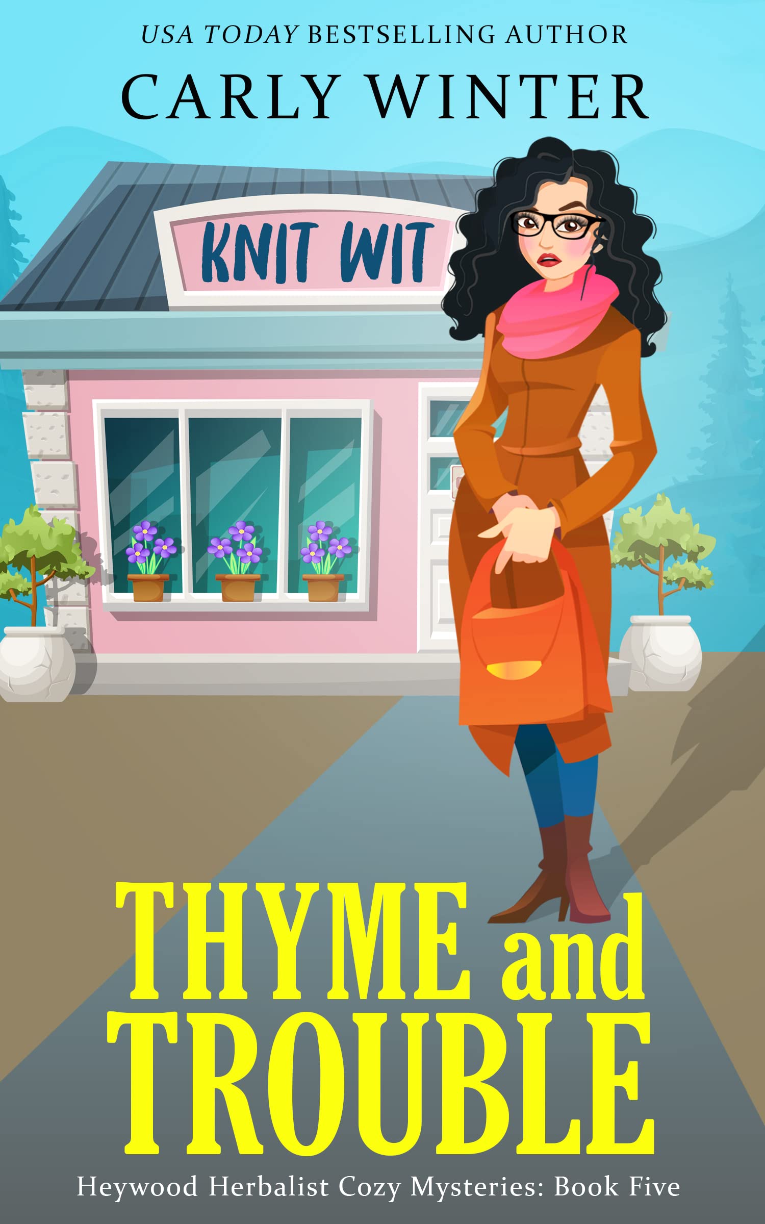 Thyme and Trouble: A Mid-Life Contemporary Cozy Mystery (Heywood Herbalist Cozy Mysteries Book 5)